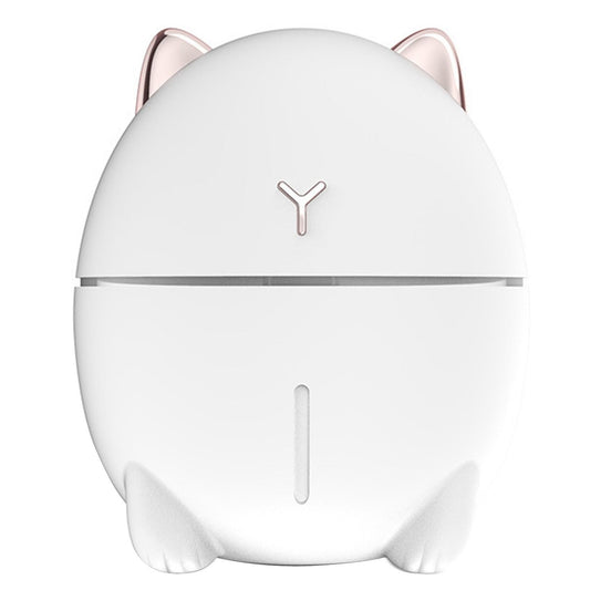 Usb Humidifier Cute Cool Mist Air Diffuser Led Night Light Car White