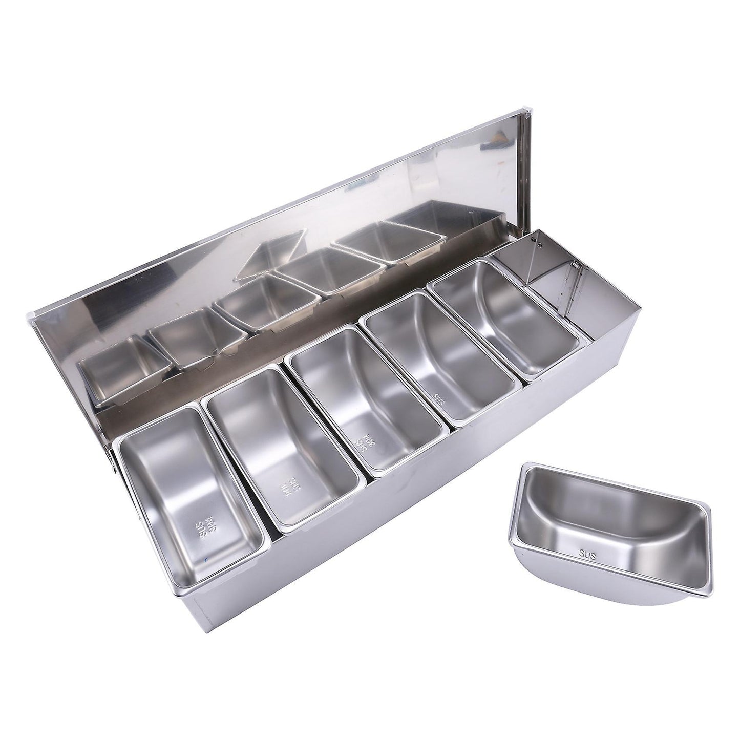 Stainless Steel Seasoning Box Restaurant Chef Seasoning Box