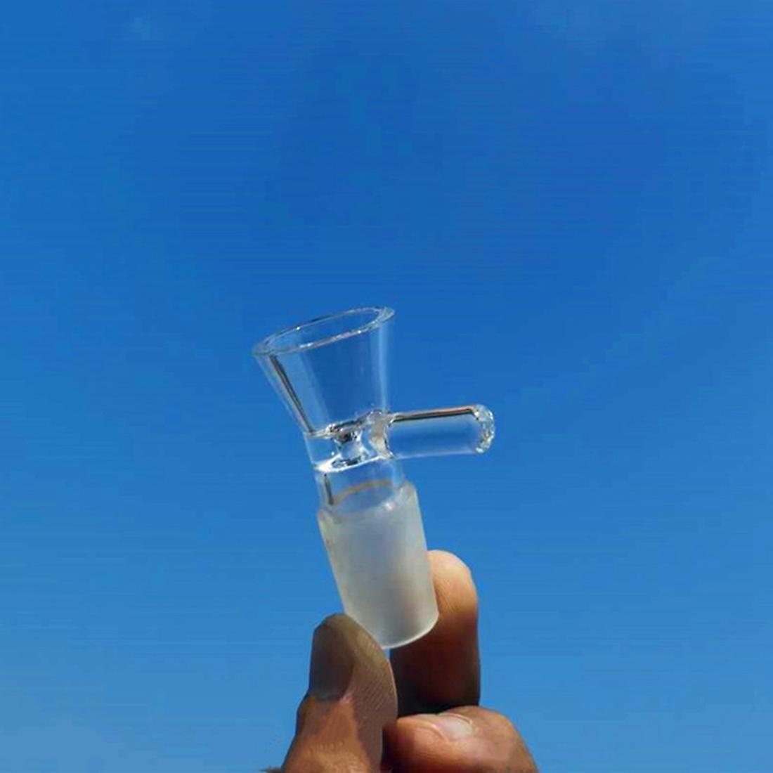 2 Pieces Of Glass Funnel Glass Bowl Adapter Manual Clear Dish Rack