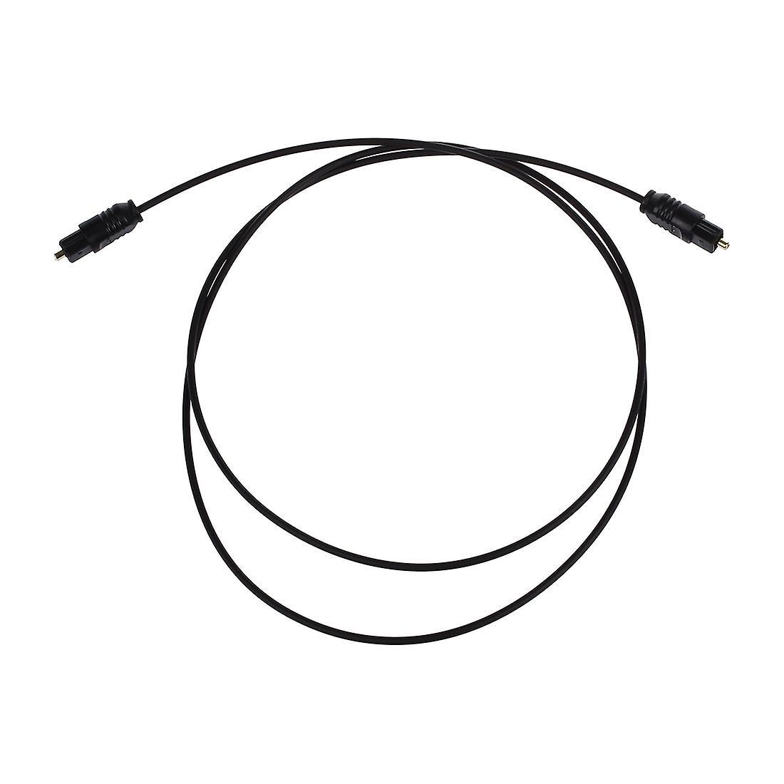3 Ft 1.1m Metre Digital Fibre Optical Audio Toslink Spdif Md Dvd Cable Lead Plug