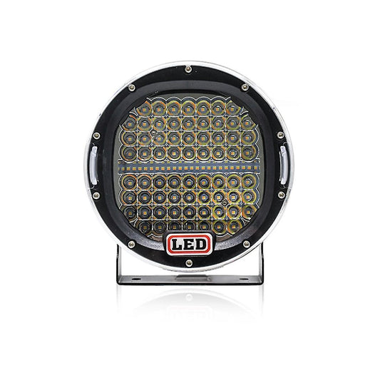 7 Inch 300w Offroad Led Work Light Bar White+amber, Round Spotlight