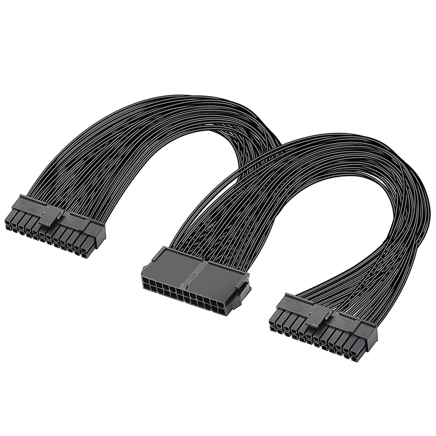 Dual Psu Power Supply 24-pin Atx Cable, for Atx Motherboard Cable