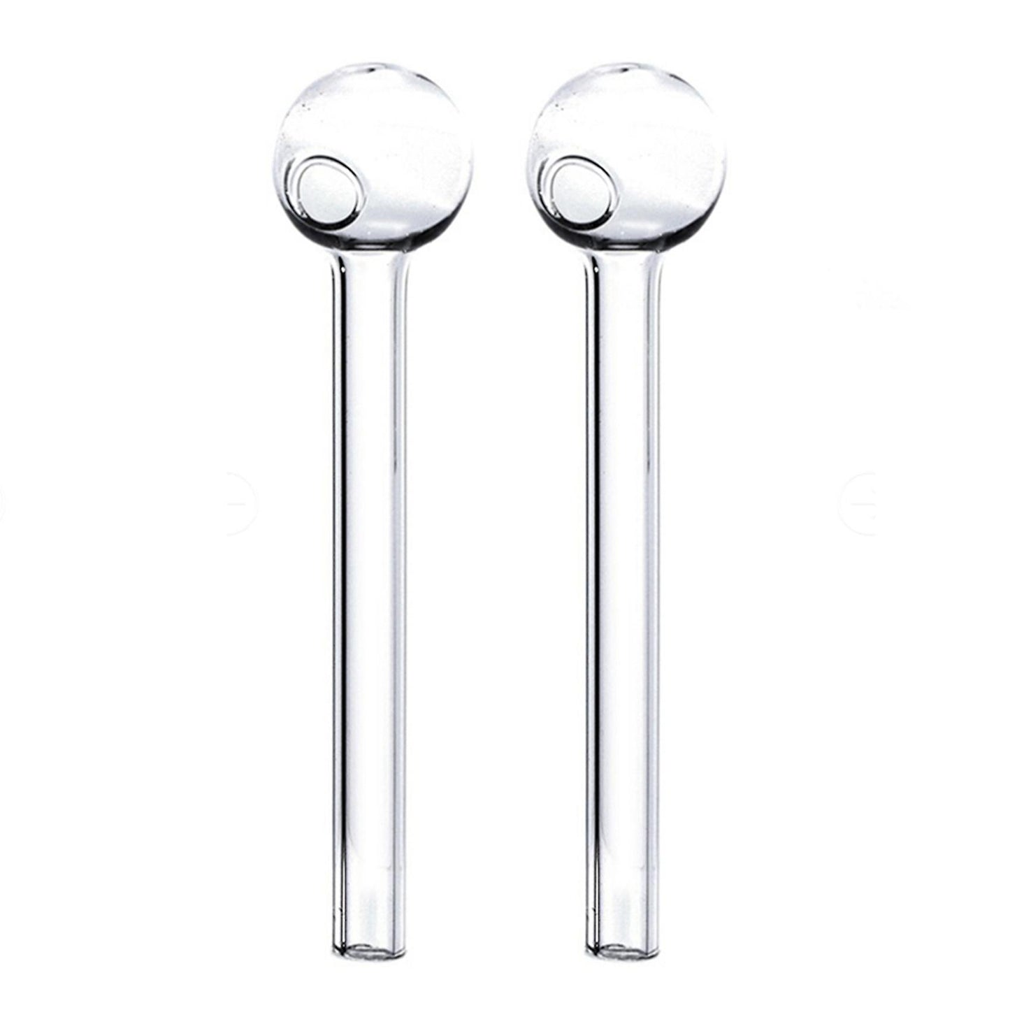 20x Portable Transparent Straw Drink Straw Pipes Glass Straws