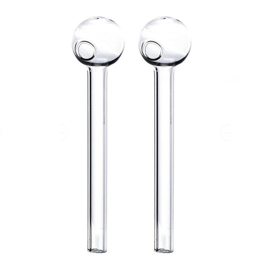 20x Portable Transparent Straw Drink Straw Pipes Glass Straws