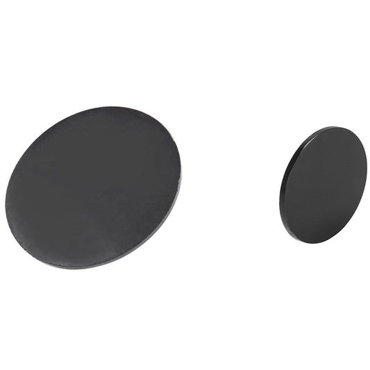 Black 3mm Acrylic Plastic Circular Plate Round Mirror Diameter: 50mm