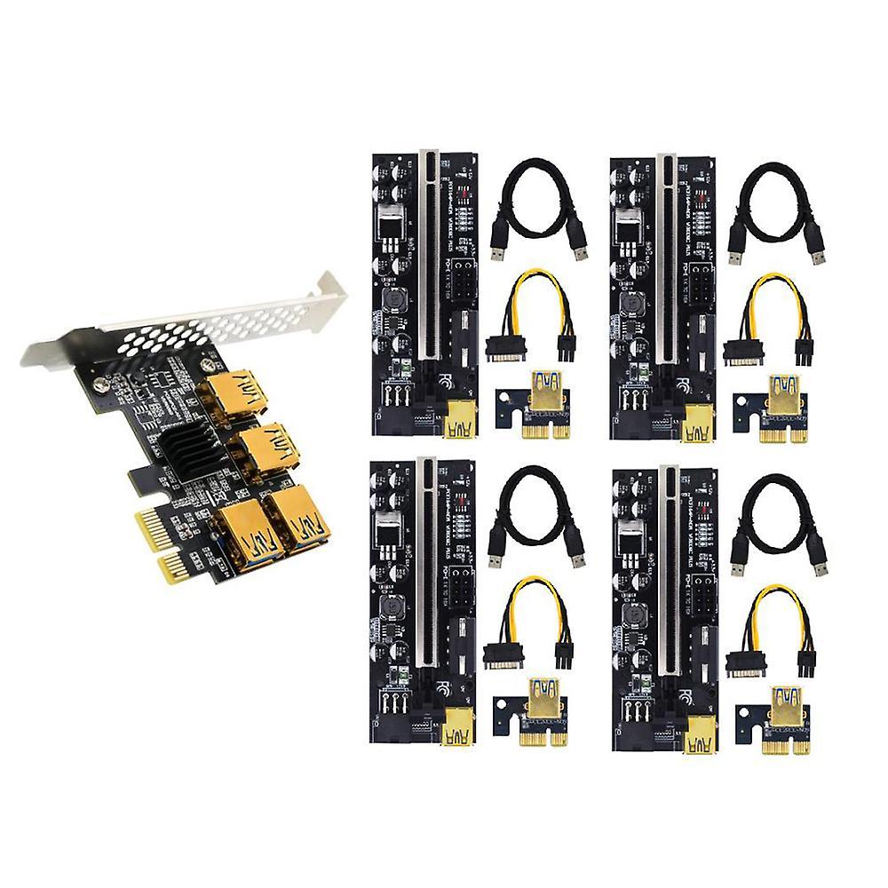 Pcie Pci-e Pci Express Riser Card for Bitcoin Mining 009c Plus,black