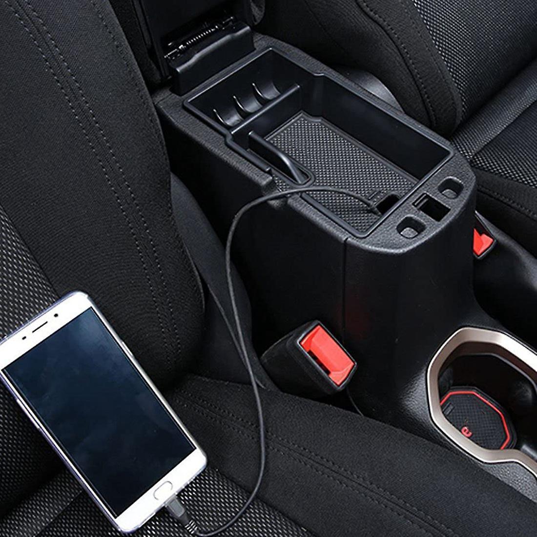Center Console Glove Organizer Tray Armrest Storage Box