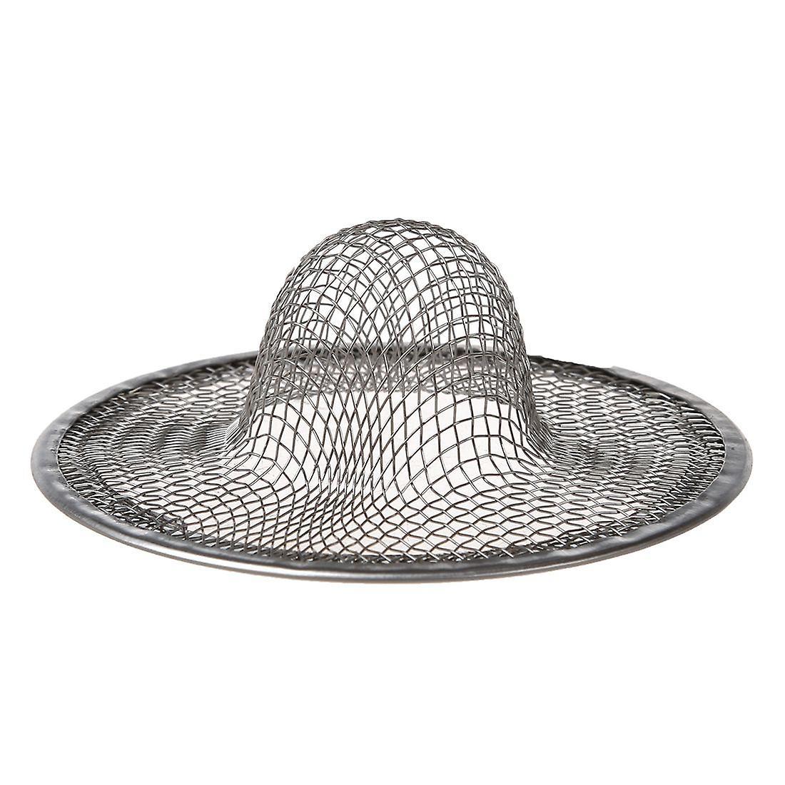 Stainless Steel Drainer Basin Filter Mesh Sink Strainer 7cm Dia 2pcs