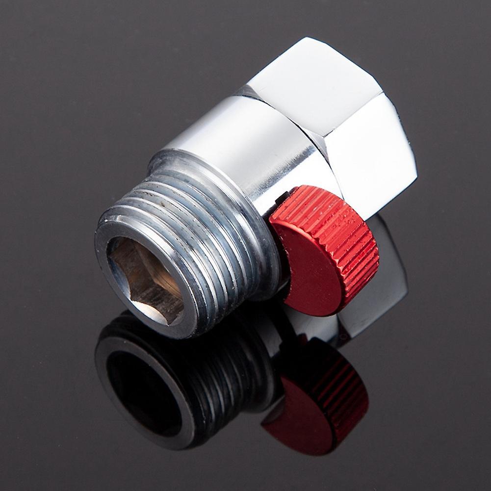 Shower Water Flow Control Straight-through Shut-off Angle Valve Blue