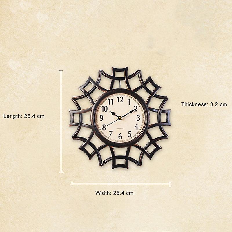 Abstract Wall Clock Numeral Geometric Wall Clock Quartz Gold