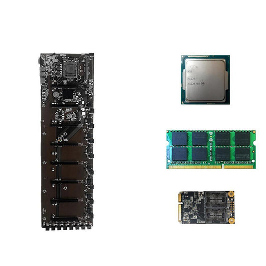 8 Card Slot Btc Solid State Capacitor Hm65 Multi Card Motherboard