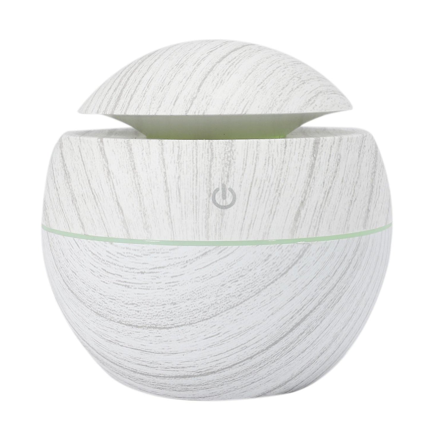 130ml Air Humidifier Usb Charge White Wood Grain with 7 Color Light
