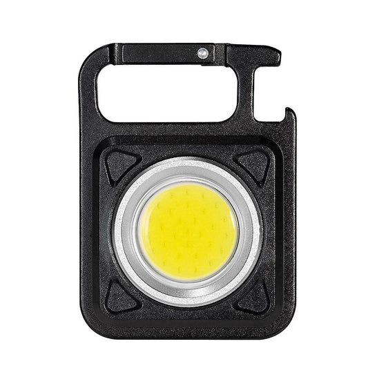 1 Pack Multifunctional Mini Cob Keychain Usb Charging Emergency Light