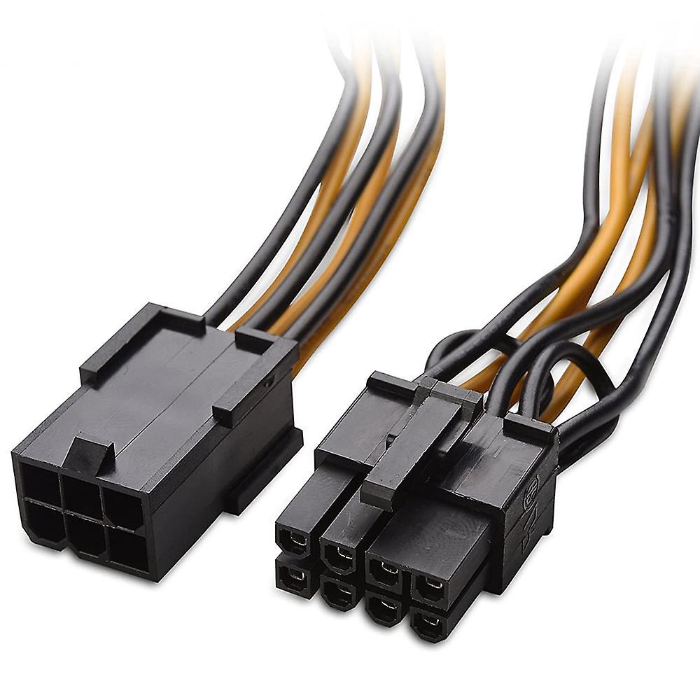 1-pack Pcie 6pin to 8pin Adapter