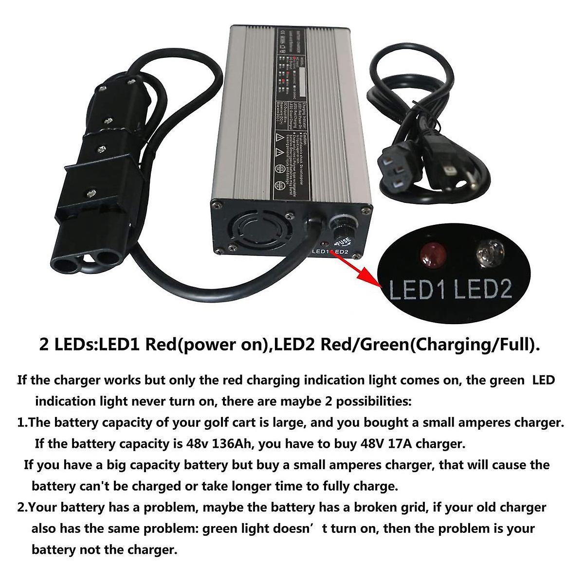 5amp with 2 Pin Plug Battery Charger for Golf Cart Charger Us Plug