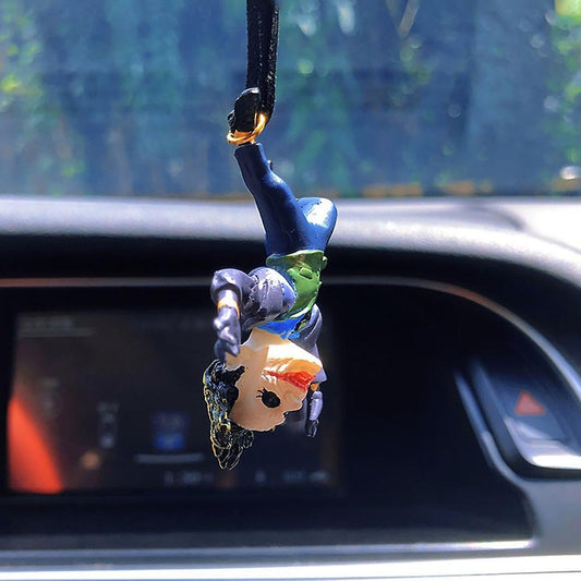 Car Pendant Acrobatic Clown Pendant Car Rear View Mirror Pendant