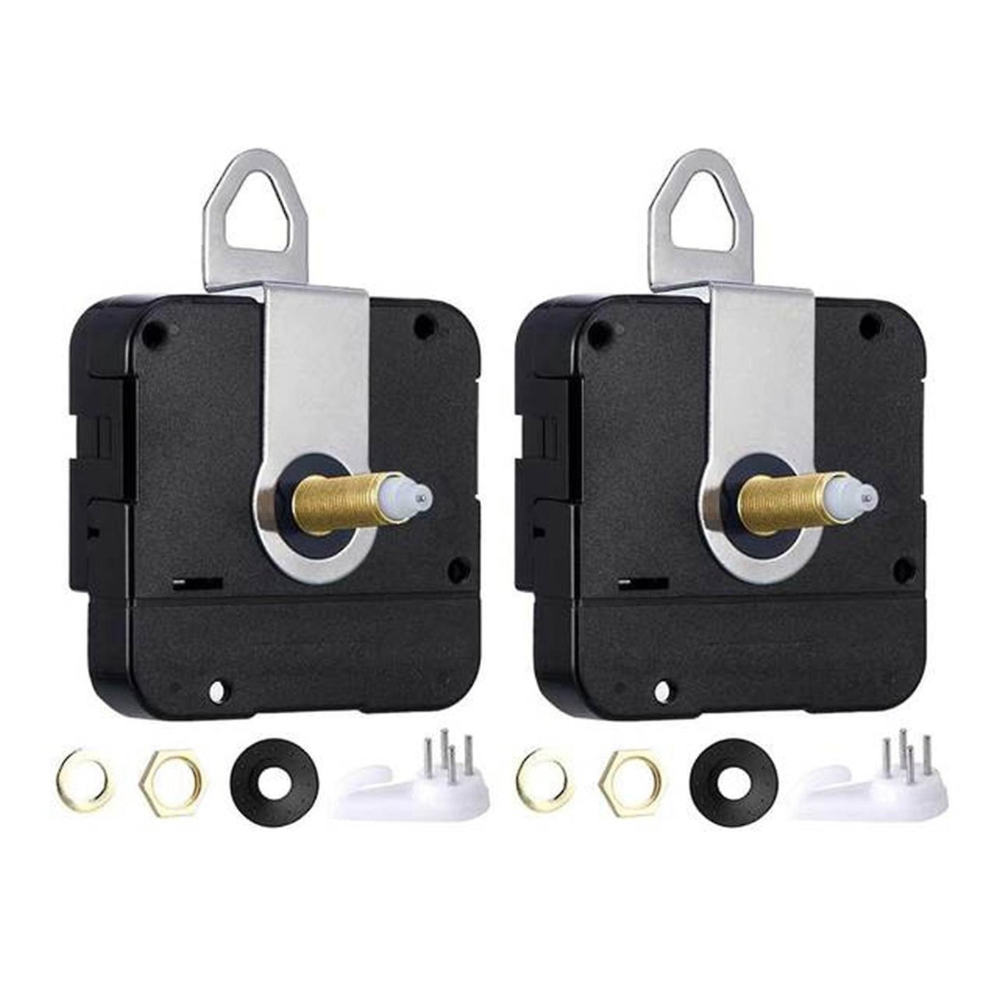 2pcs Silent Diy Quartz Wall Clock for Repair Parts Home Decor 20mm