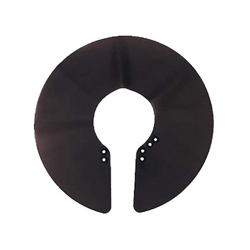 Magnetic Haircut Shawl Waterproof Silicone Hairdressing Shield(black)