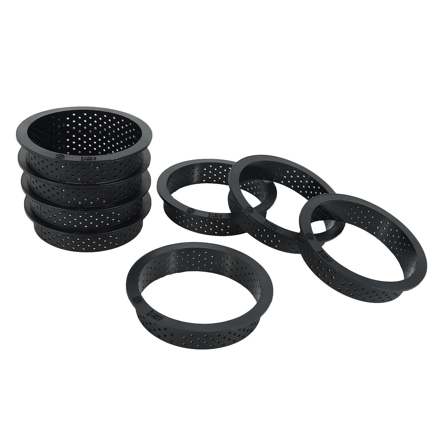 Round Shape Bakeware Diy Decorating Tool,decorating Bakeware 8pcs