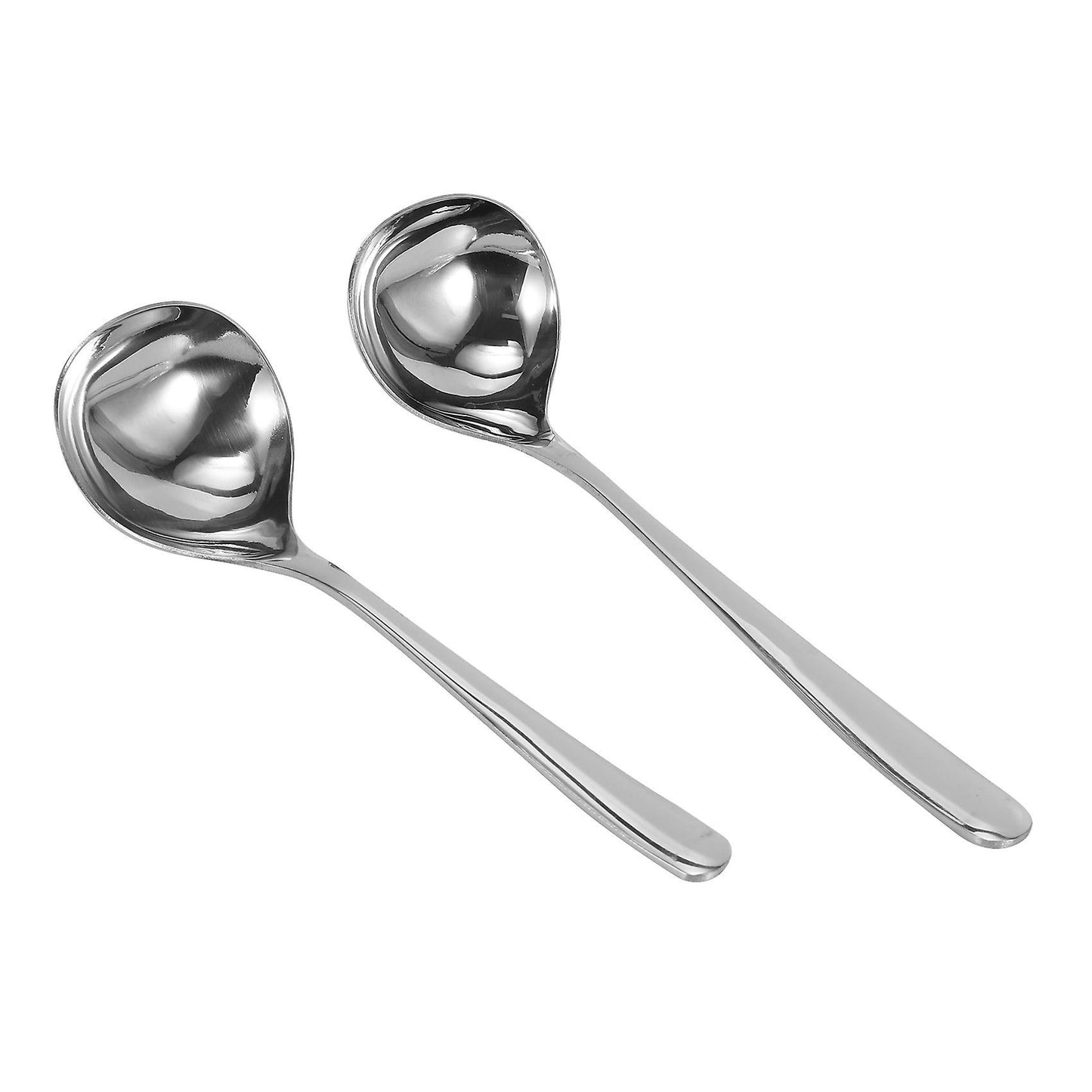 Spoon Rice Spoon Household Rice and Soup Spoon Stainless Steel, 2pcs