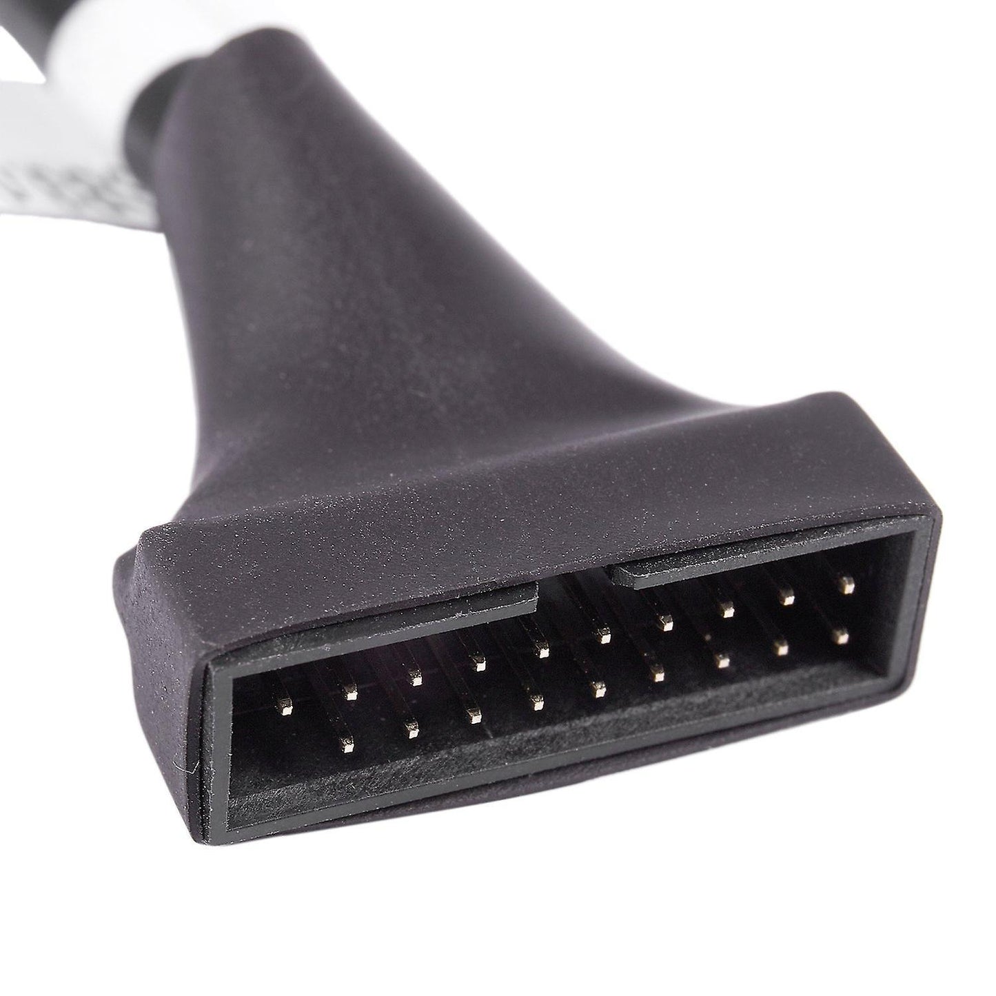 Black 19 Pin Usb 3.0 Female to 9 Pin Usb2.0 Male Cable Converter