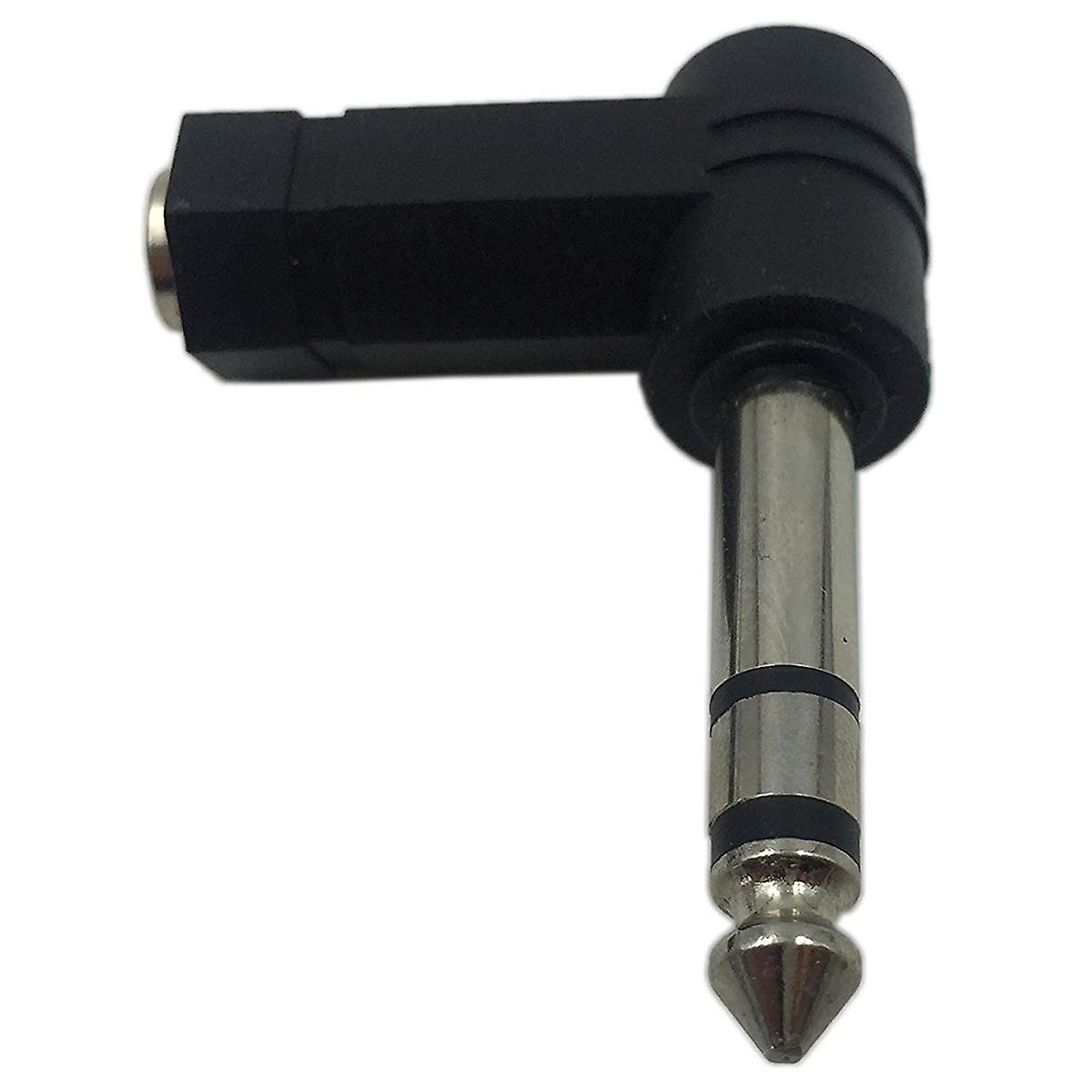 Gold 6.35mm 1/4in Mono Male Jack to Rca Female Plug Adapter Connector