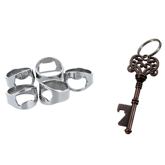 Antique Key Shaped Wine Beer Bottle Opener Bar Tool: Bronze