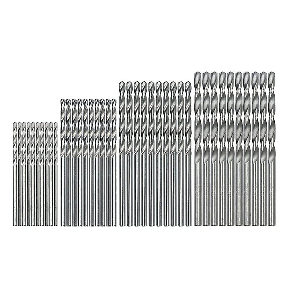 40 Pcs 0.5mm-2.0mm Straight Shank Mini Drill Set Small Drill Bits