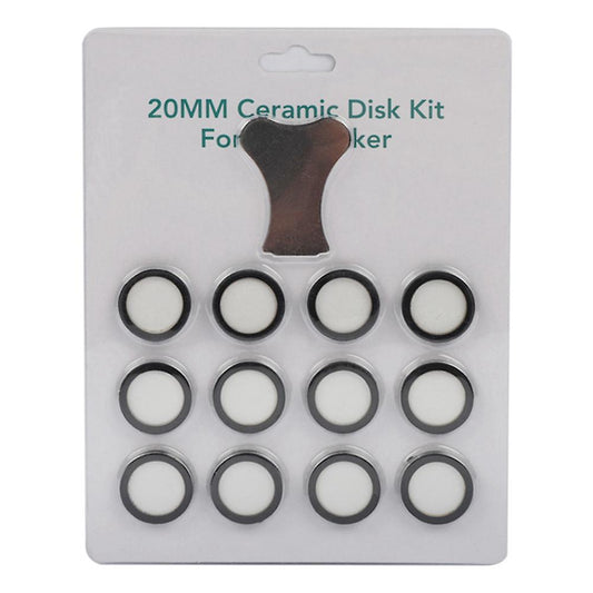 12pack Ultrasonic Mist Ceramics Discs for Humidifier with Cap Tool