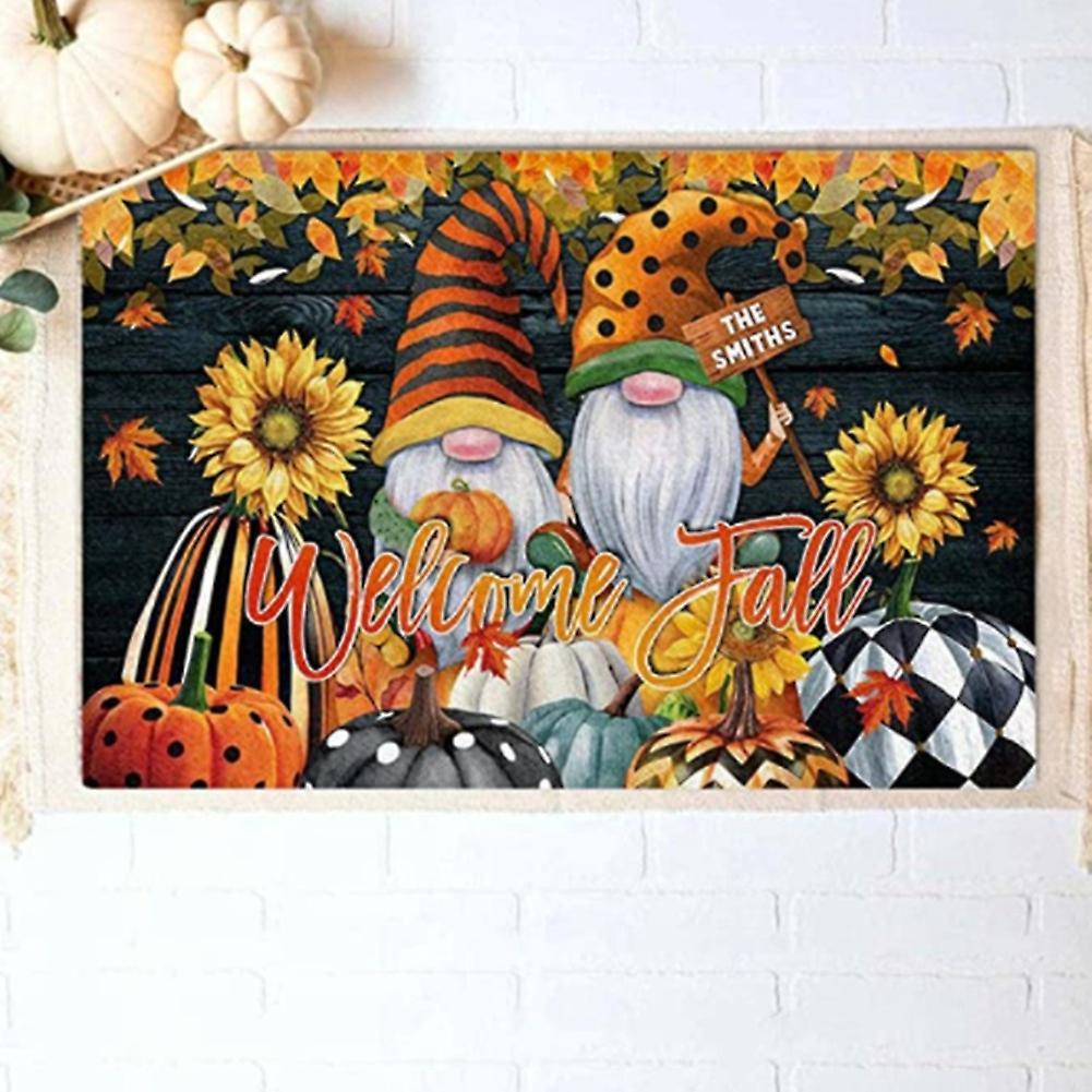 Doormat Blanket Front Door Decorations Halloween Decor Anti-slip Mat