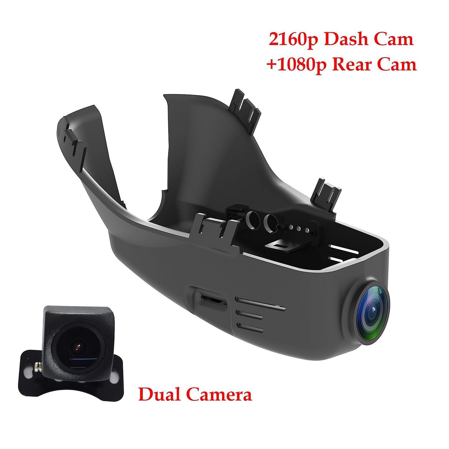 Car Hidden Wifi Dvr Dual Core Recorder Cameras 2k Dual Cam Dashcam