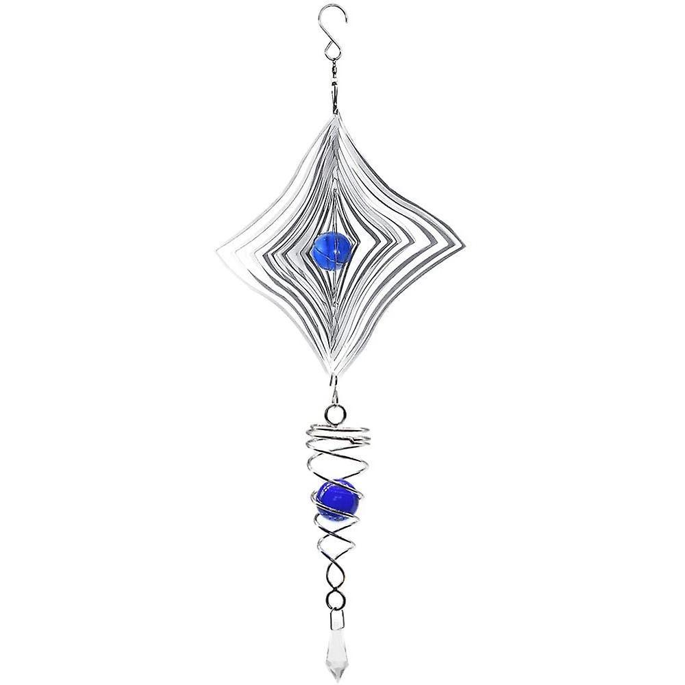 Metal 3d Wind Spinner Suit Indoor Outdoor Garden Decoration