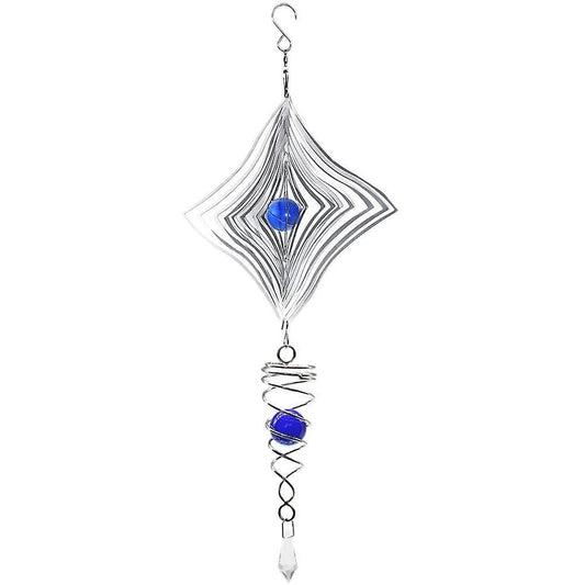 Metal 3d Wind Spinner Suit Indoor Outdoor Garden Decoration