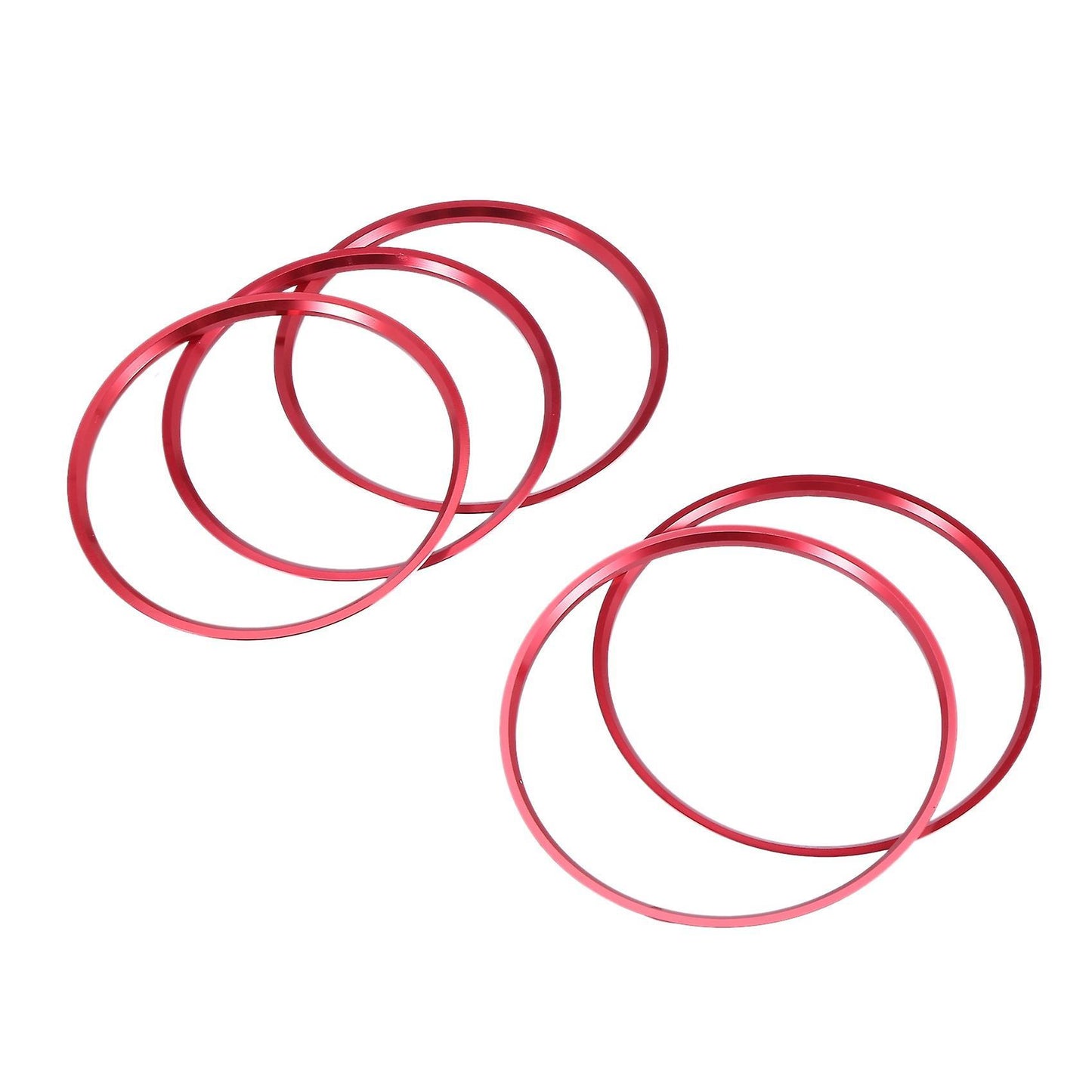 5pcs Car Air Vent Outlet Ring Trim for Benz Amg A B Class Cla Gla