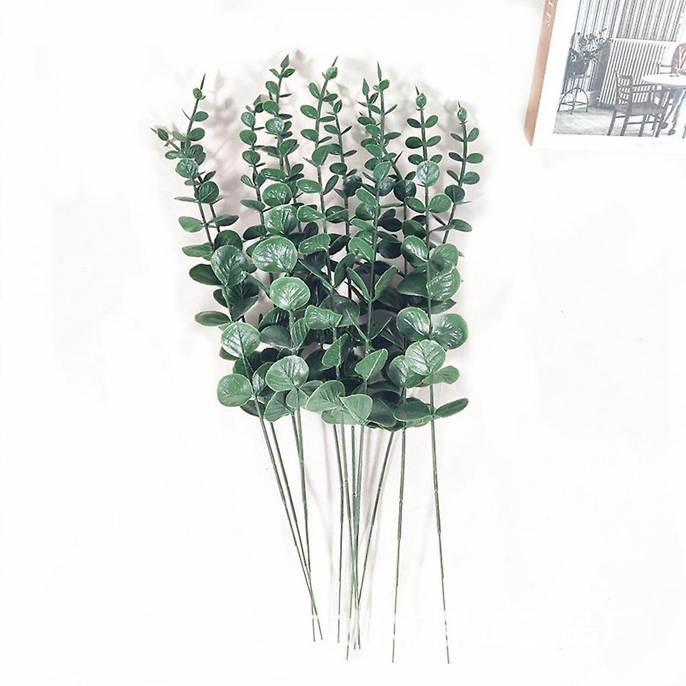 36pcs Eucalyptus Stems Decor Artificial Eucalyptus Faux Branches