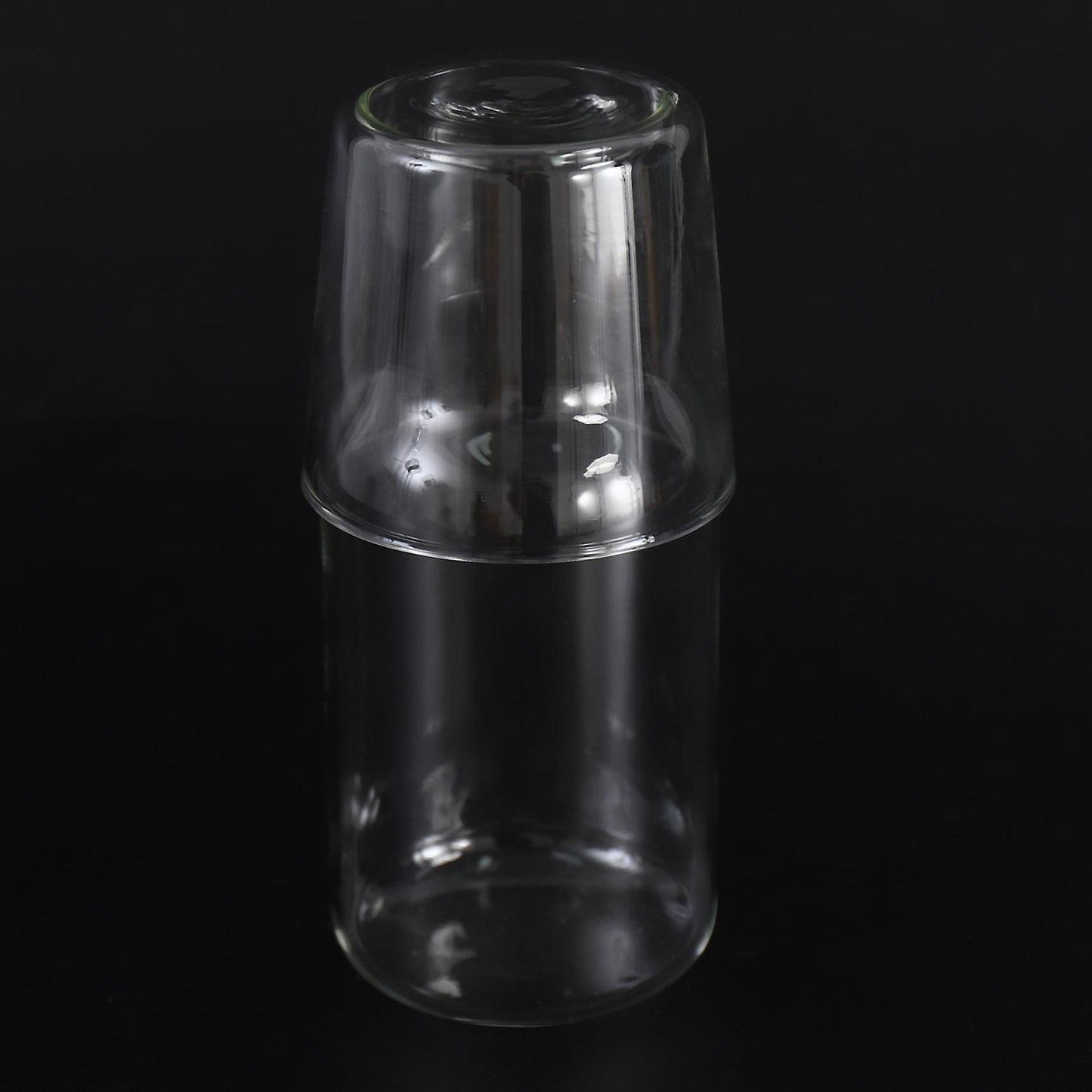 Water Carafe with Tumbler Glass Cold Hot Water Bottle Cup Sets