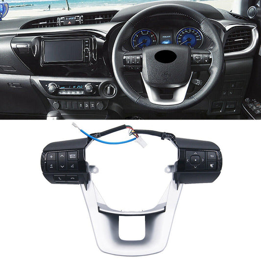 2x Switch Steering Wheel for Toyota Hilux Revo Rocco Fortuner