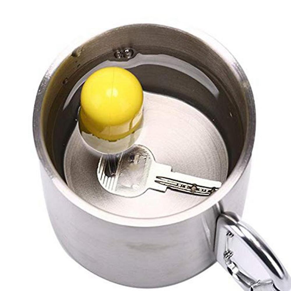 10 Swimming Rafting Beach Floating Keychain Key Floating Ring(yellow)