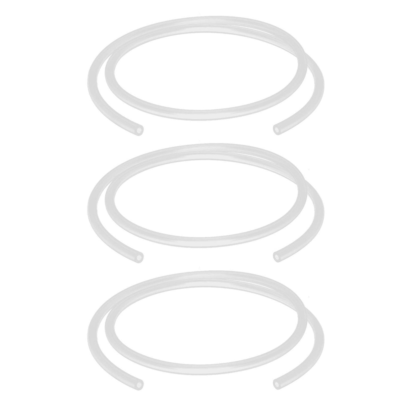 3pcs 4mm X 8mm Silicone Food Grade Pipe Water Air Hose Pipe 1 Meter