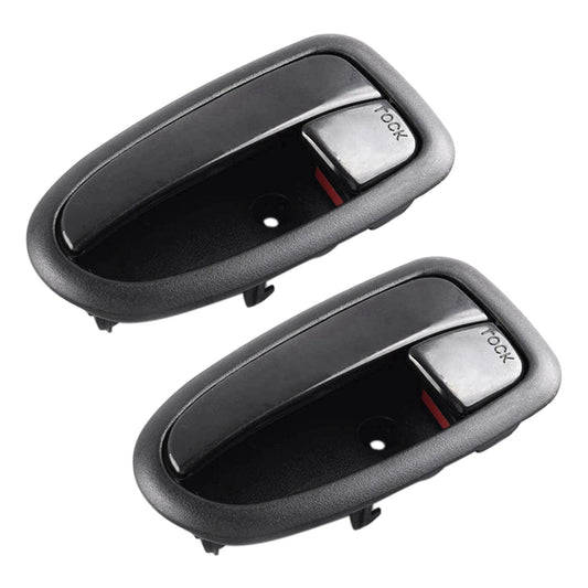 2x Car Black Door Handle for Hyundai Matrix Lavita 82610-17010 Left