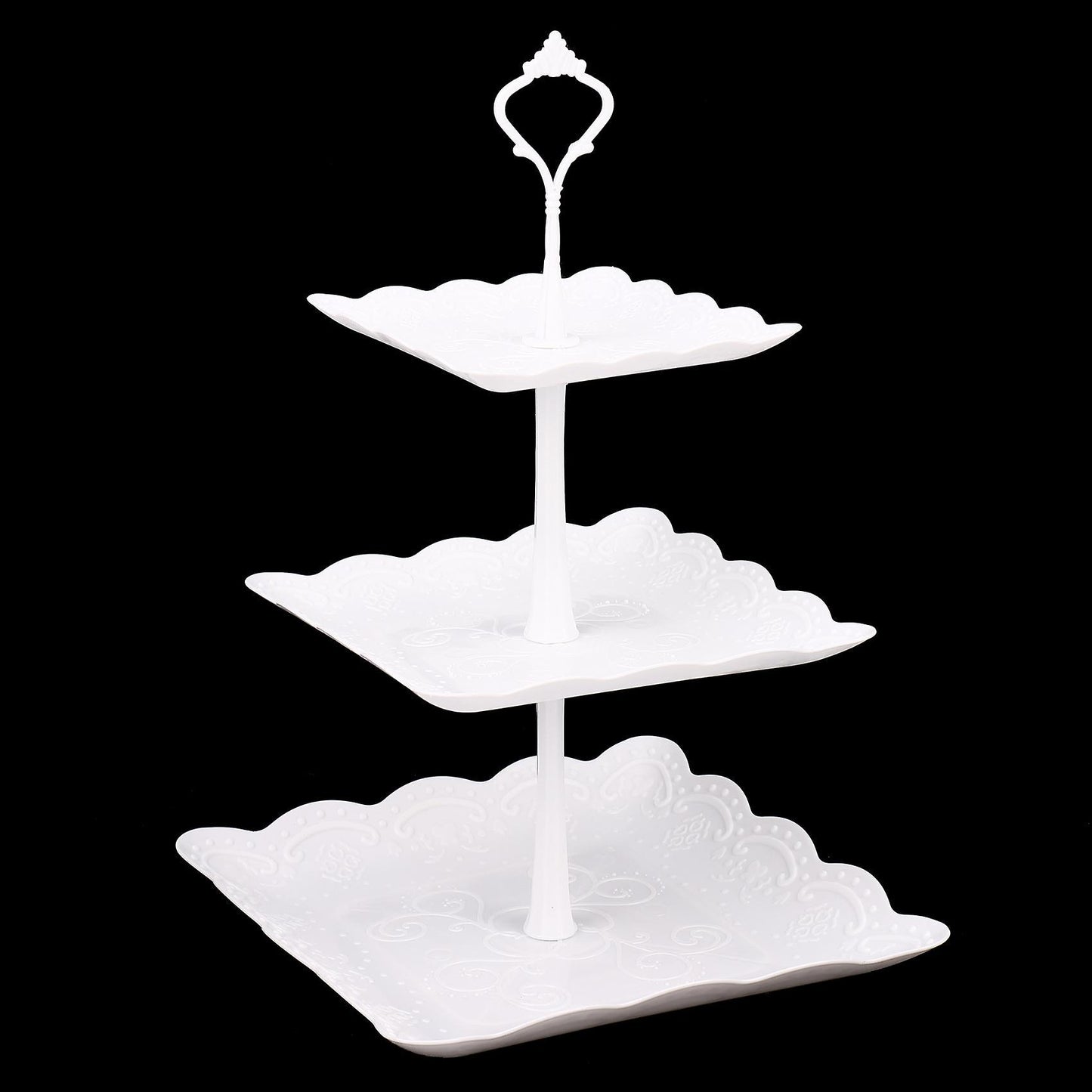 3 Tier Cupcake Display Stand Dessert Tower Fruit Tray Decoration
