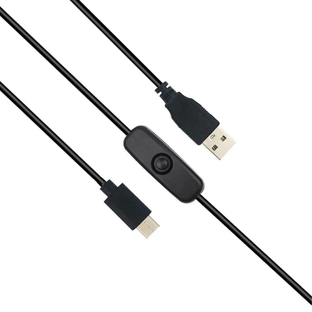 Power Adapter Cable with On Off Button for Raspberry Pi 4 Model B