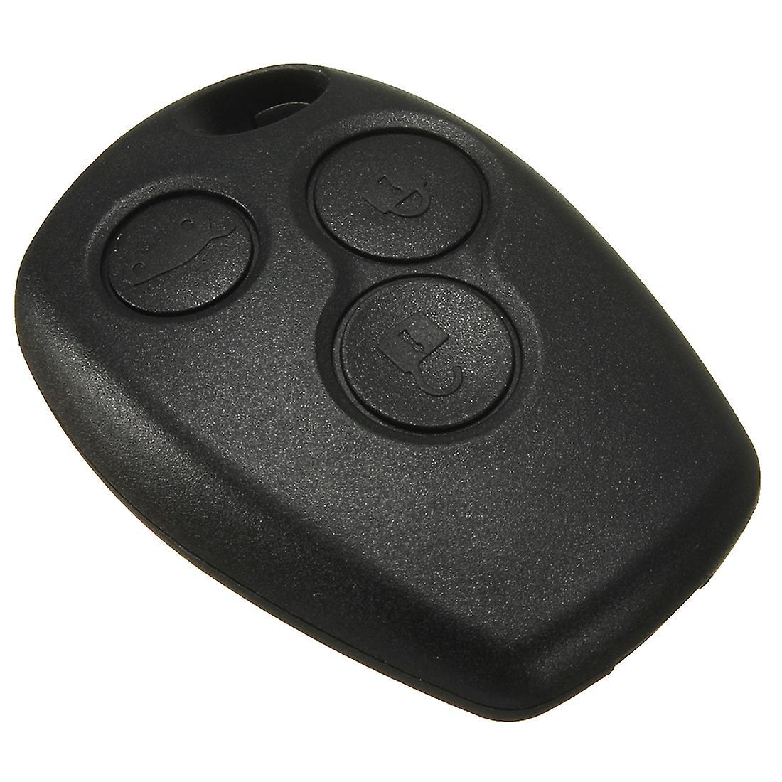 Cover Remote Key Shell for Renault Clio Mk3 Kangoo Modus Spare Black