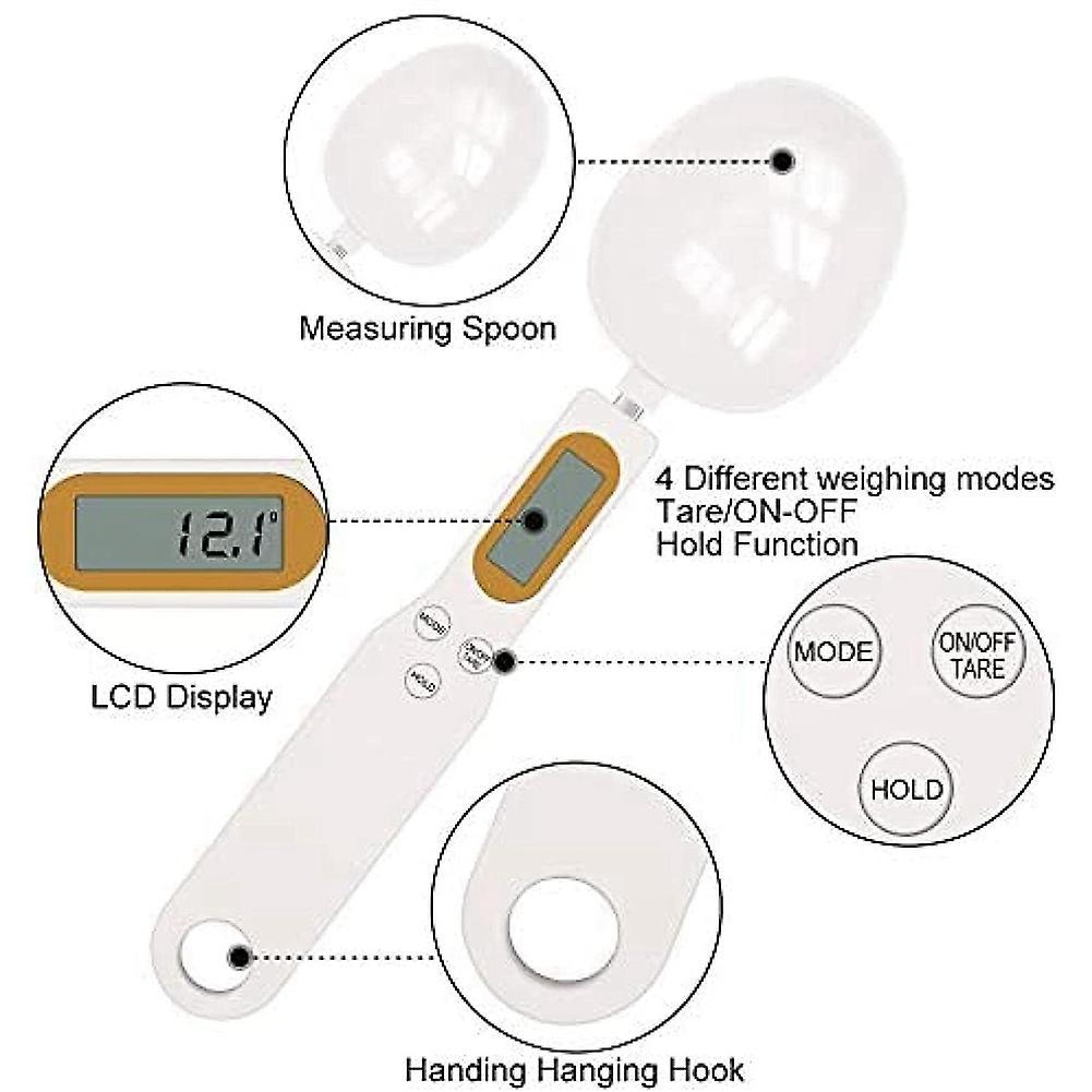 Measuring Spoon, 500 G/0.1 G Food Weighing Spoon, Used for Cooking B