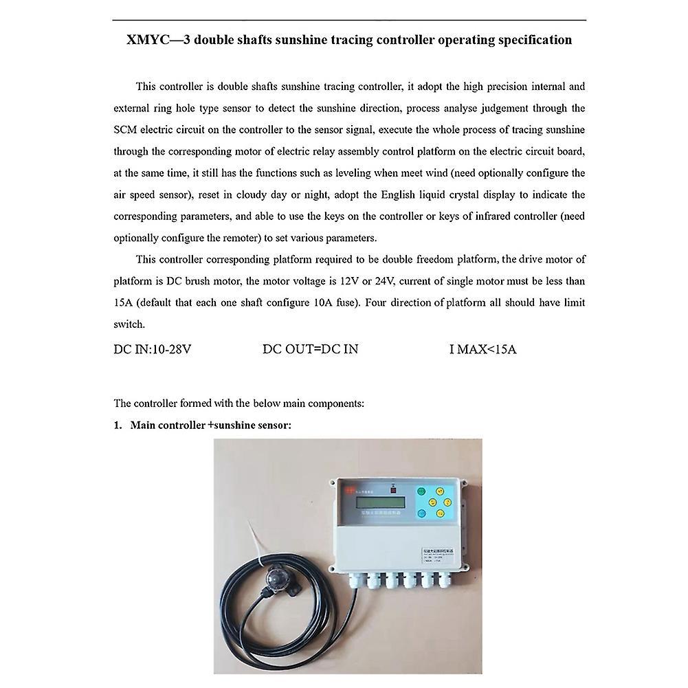 Solar Tracker Dual Axis Controller Solar Automatic Tracking System
