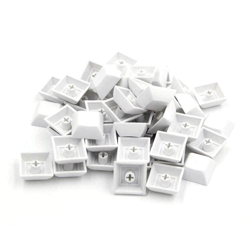 37 Pcs Pbt Dsa 1u Keycaps for Cherry Mx Custom Keycap Set,white