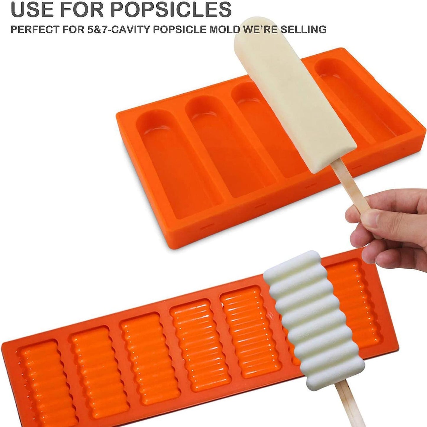200pcs Handmade Ice Cream Natural Wooden Craft Stick (11.4cmx1.0cm)