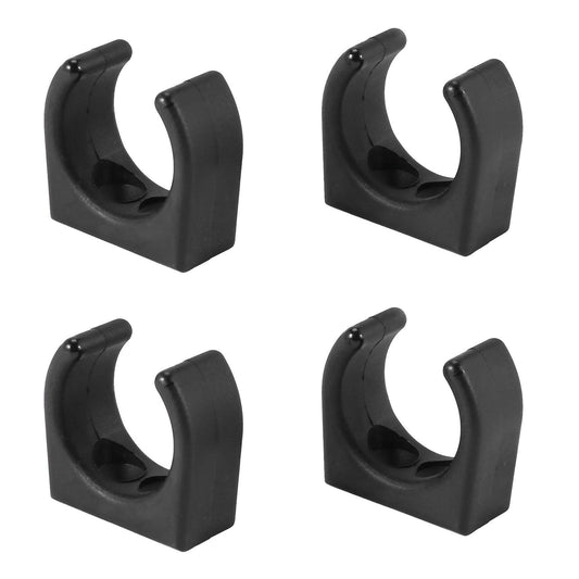 4 Pcs Nylon Ladder Clip Boat Hook Clip for Yacht Boat,black