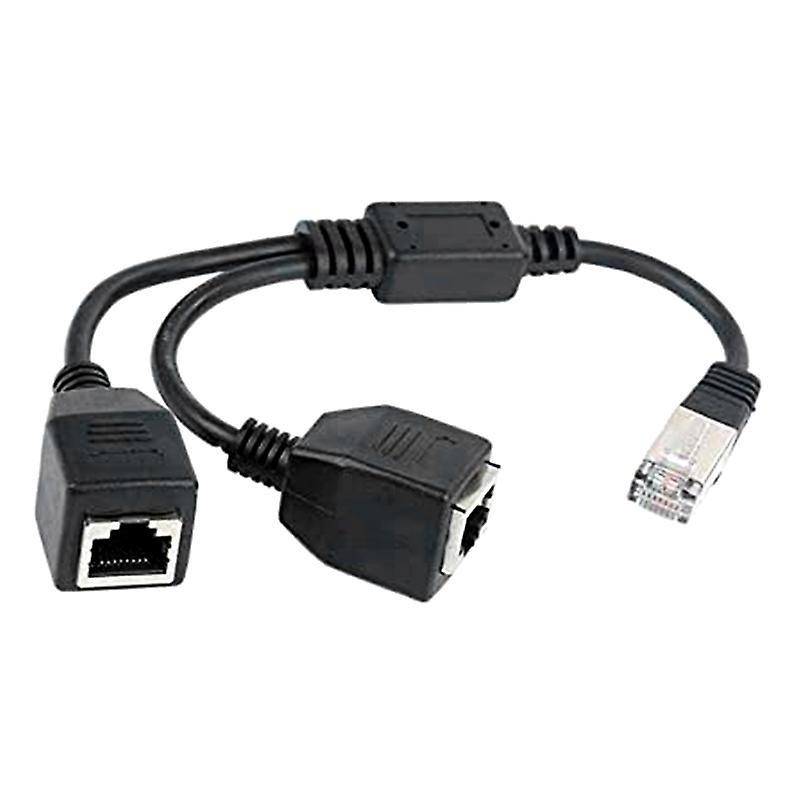 Rj45 1 Male to 2 Female Ethernet Splitter Cable for Super Cat5, Cat6