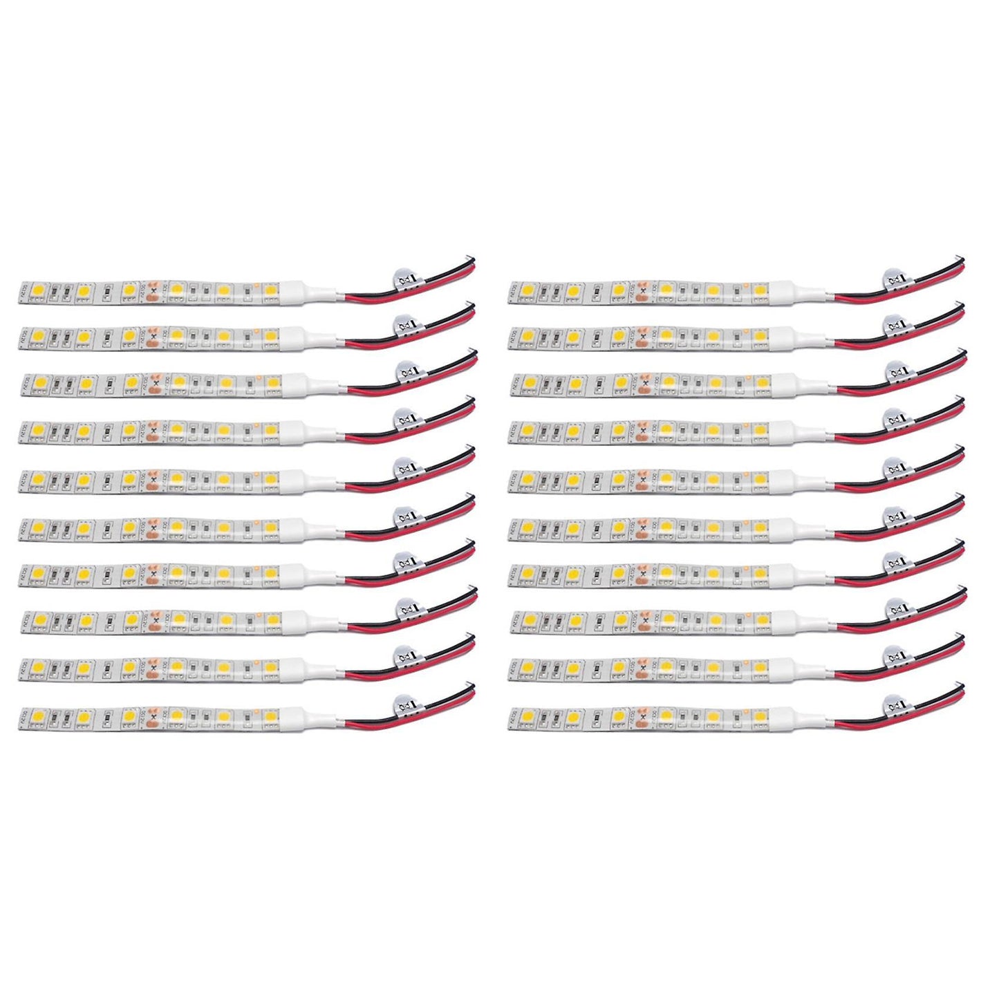 10pcs 10cm Waterproof White 5050 Led Strip Lights Dc 12v Caravan